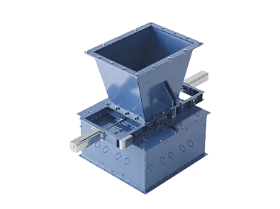 Шиберный затвор ножевого типа с пневматическим приводом Шиберный затвор ножевого типа с пневматическим приводом